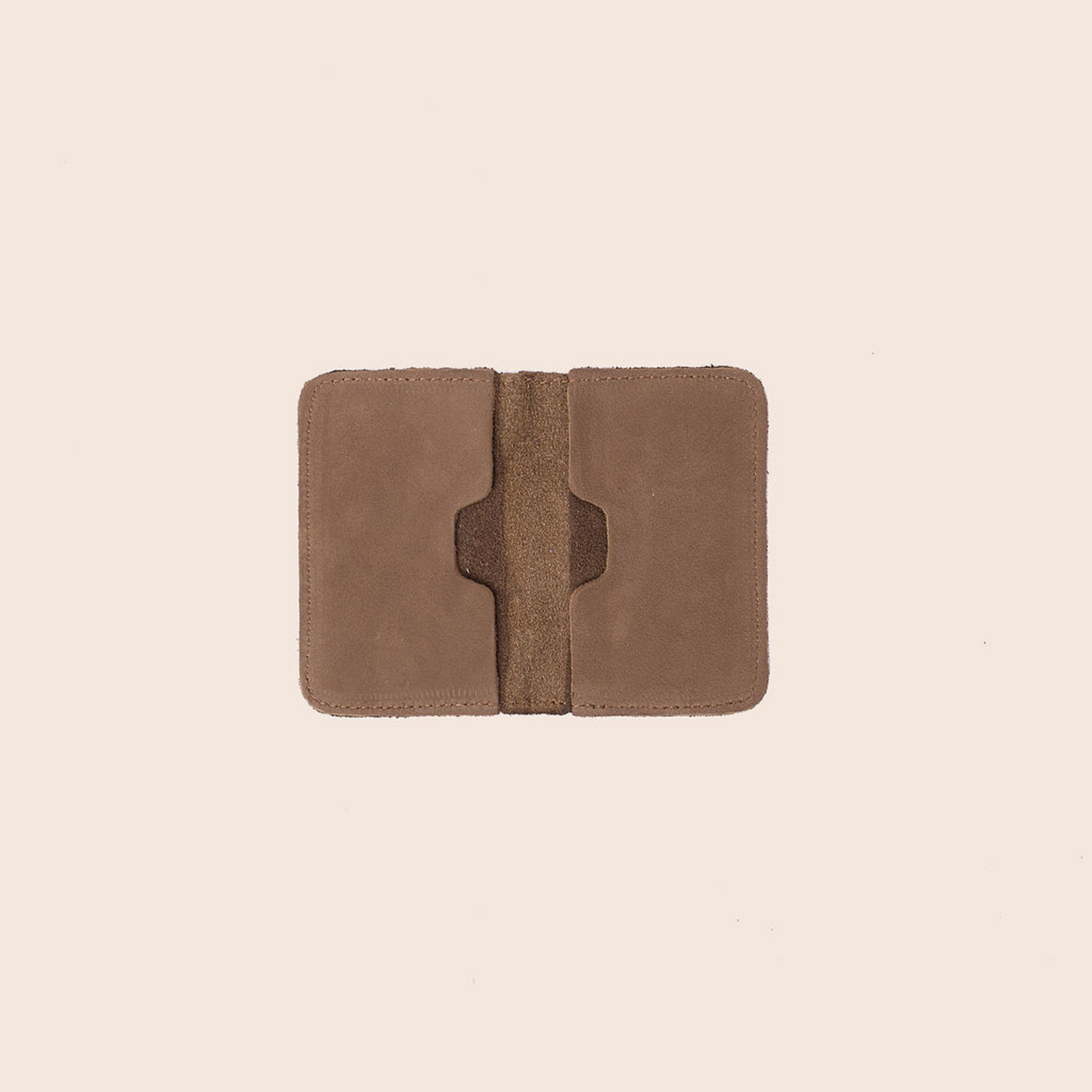 Wapi card holder handcrafted with suede leather